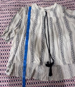 Only - Women’s Boho Striped Cotton Top