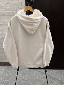 spao korean brand Sherpa Lined Zip-Up Hoodi