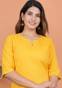 Yellow Tunic Top