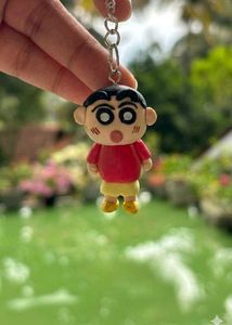 Cute Shinchan clay Keychain