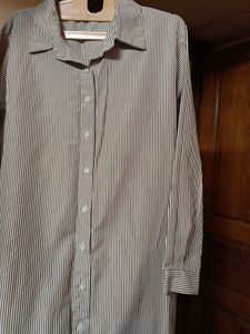 BROWN SHIRT DRESS