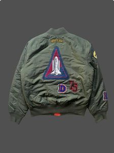 Men's Patchwork Bomber Jacket