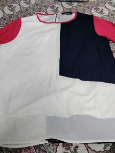 Color Block Long Sleeve Top