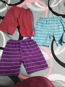 3 Boys Shorts with Flaws