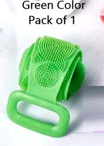 Silicone Body Scrubber for Bath Green Color