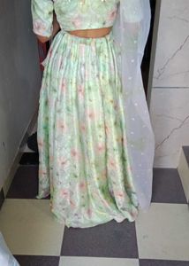 lehnga choli with long dupatta