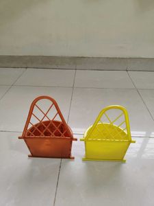 Pack Of Two Plastic Cutlery Pen Stand