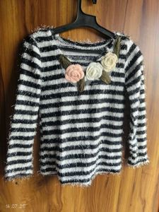 Striped Knit Sweater