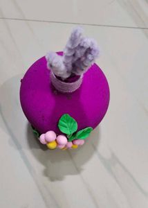 Handmade Purple Floral Vase