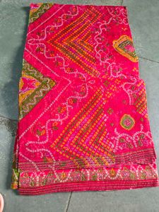 Vibrant Bandhani Print Saree