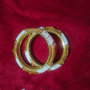 Elegant Gold-Plated Bangle Set