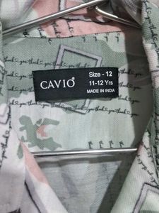 Boys Graphic Print Short Sleeve Shirt