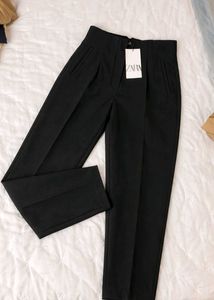 New Classic Black High-Waisted Pants