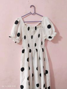 Black And White Girly Dress