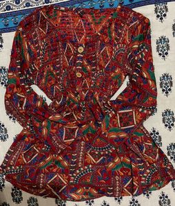 A multicoloured Long sleeve shirt