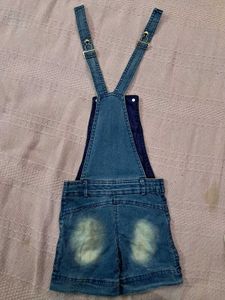 3 Pairs Kids Clothes Bundle: Dress, Overalls Etc