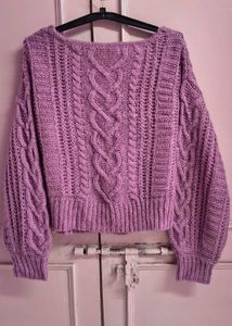 Lavender Knit Sweater