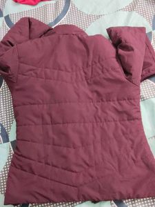 Maroon Padded Jacket