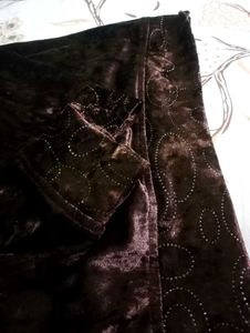 Sparkly Velvet Long Sleeve Top
