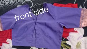 Purple Cotton Blouse
