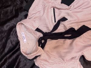 mango-  chic shirt with bow
