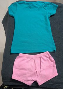 Kids Unicorn T-shirt &amp; Shorts Set