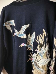 Vintage Duck Print Sweatshirt