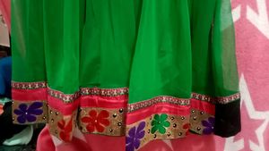 Beautiful Green Anarkali Gown