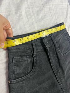 Off Duty Charcoal Straight Pants