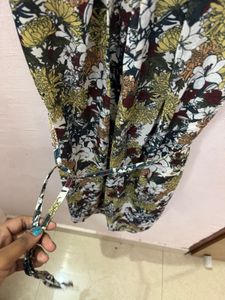 Latin quarters Floral Sleeveless Mini Dress/top