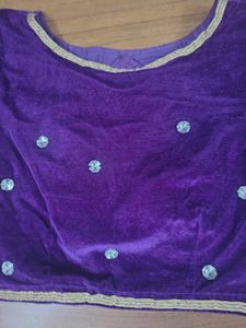 blouse with skirt &amp; saree