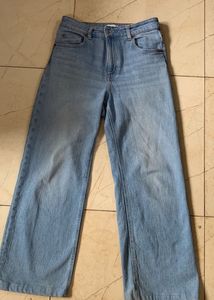Light Wash Wide Leg Jeans