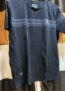 Men's Navy Striped T-Shirt