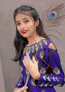 Elegant Blue &amp; Gold Ethnic Gown