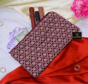 Set of Embroidered pouches