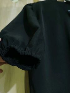 Elegant Black Button-Down Top