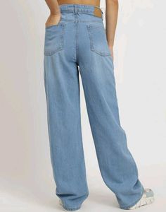 Ripped Wide Leg Jeans