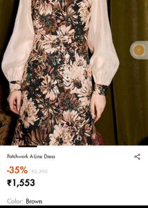 Urbanic vintage embroidered dress