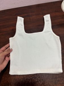 Classic Black Ribbed Tank Top