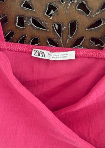 Zara New Celeb Style Cutout Crop Top