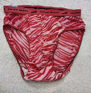 Pande Shark Red ♥️Zebra Print Briefs