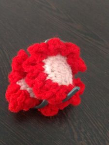 Handmade Crochet Flower clucher