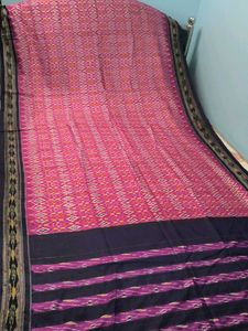ink &amp; Blue Ikkat Saree patola sare