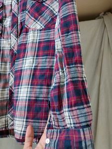 Violet Check Shirt For Funky Look