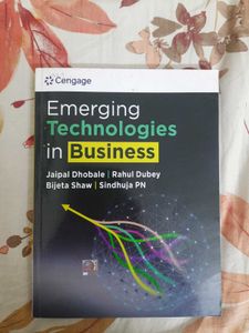 Emerging Technologies in Business Book