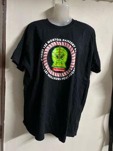 Graphic Print Black T-Shirt