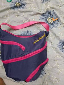 Fastrack Navy & Pink Crossbody Bag