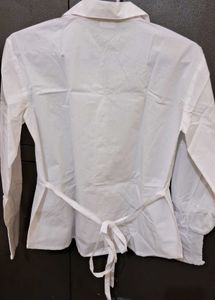 Classic white Button-Up Shirt