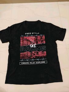 Black Freestyle Skater T-Shirt