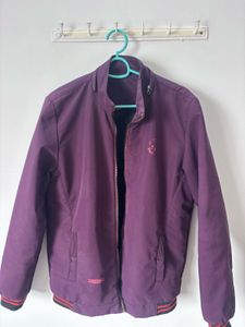 Stylish Purple Casual Jacket